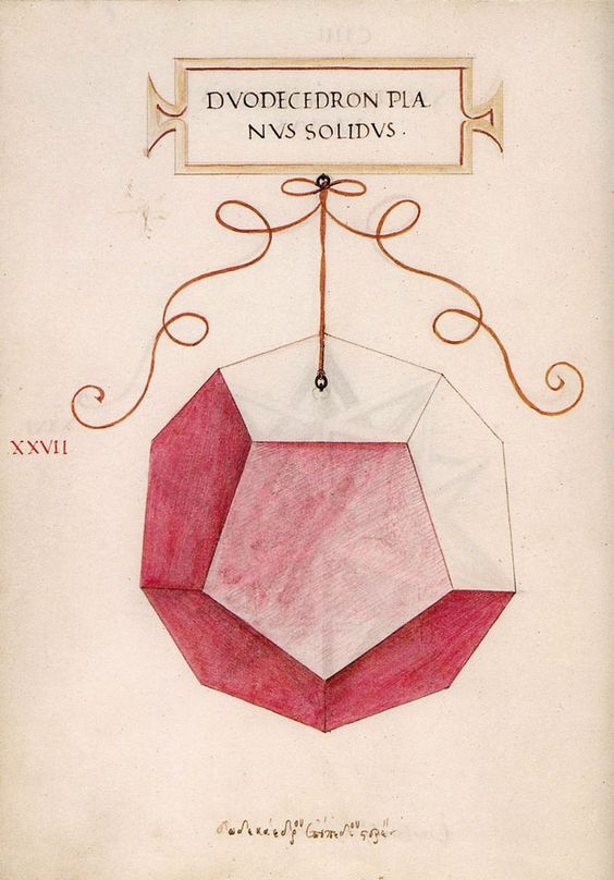 solidos platonicos dodecaedro leonardo da vinci