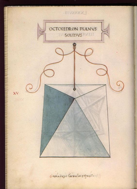 solidos platonicos octaedro luca pacioli leonardo da vinci